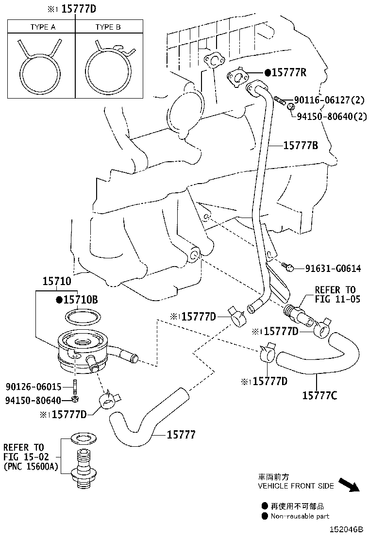 16288-28030 PIPE, OIL COOLER product image