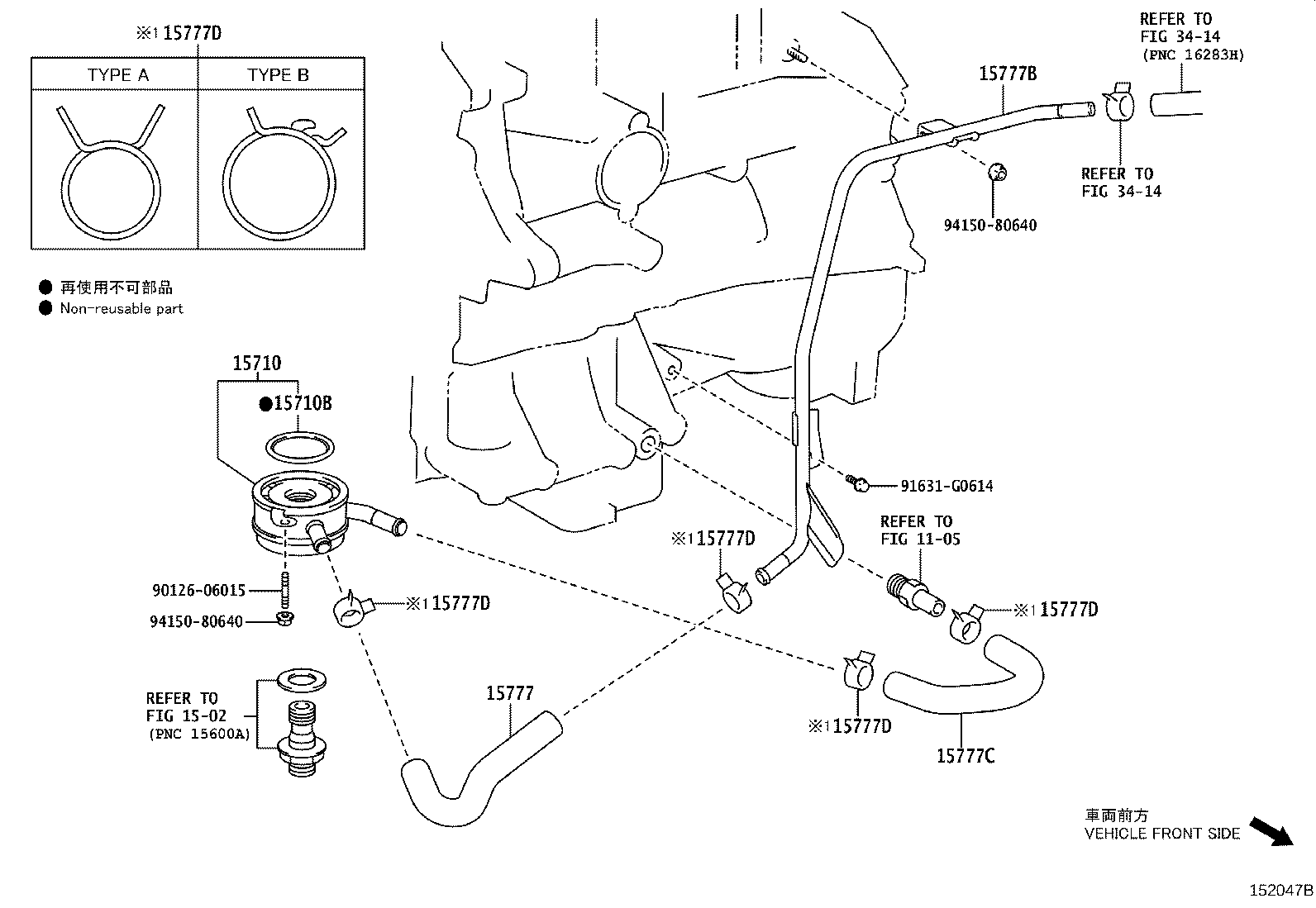 16288-28030 PIPE, OIL COOLER product image