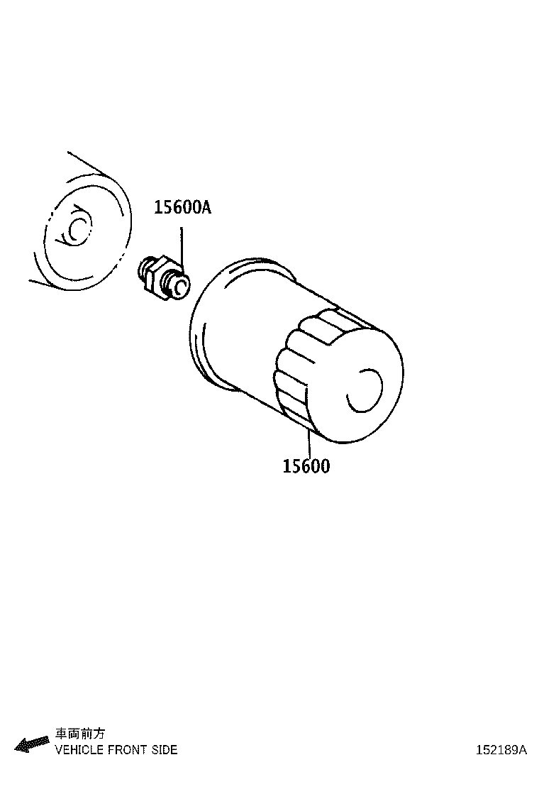 15609-35010 BRACKET SUB-ASSY, OIL FILTER product image