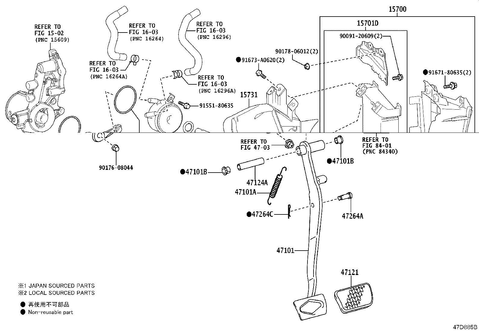 Toyota 15781-38040 BRACKET, OIL COOLER, NO.1