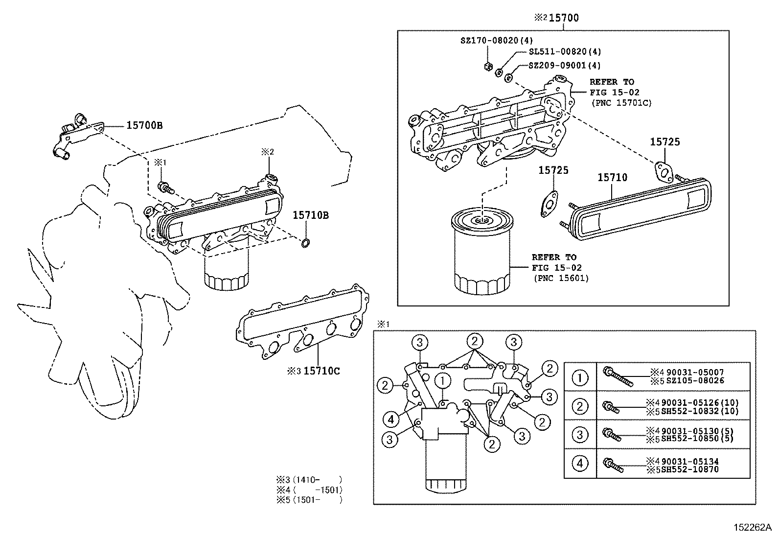 15710-17011 COOLER ASSY, OIL product image