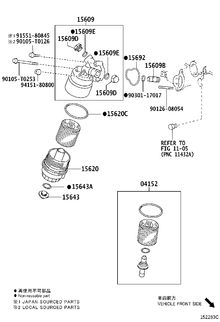 15609-75100 BRACKET SUB-ASSY, OIL FILTER product image