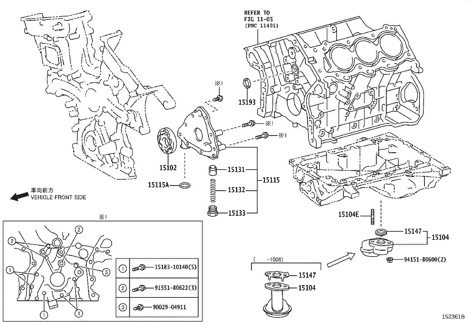 15149-11120 GASKET, OIL STRAINER FLANGE product image