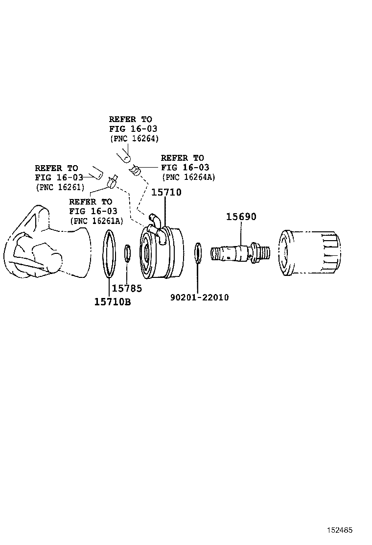 15710-88401 COOLER ASSY, OIL product image
