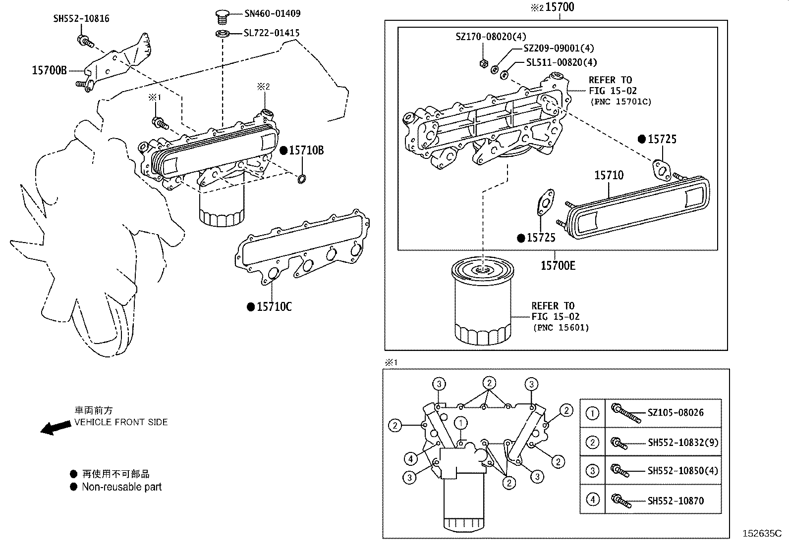 16491-78150 COOLER ASSY, OIL product image