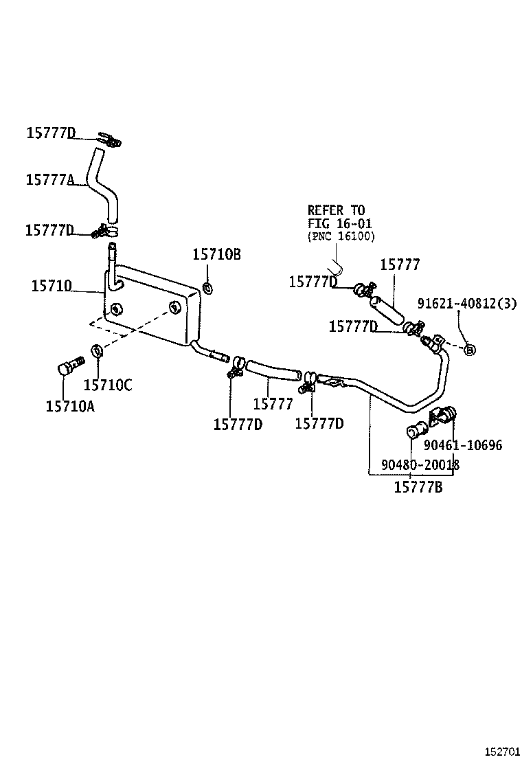 90923-05023 GASKET, OIL COOLER product image