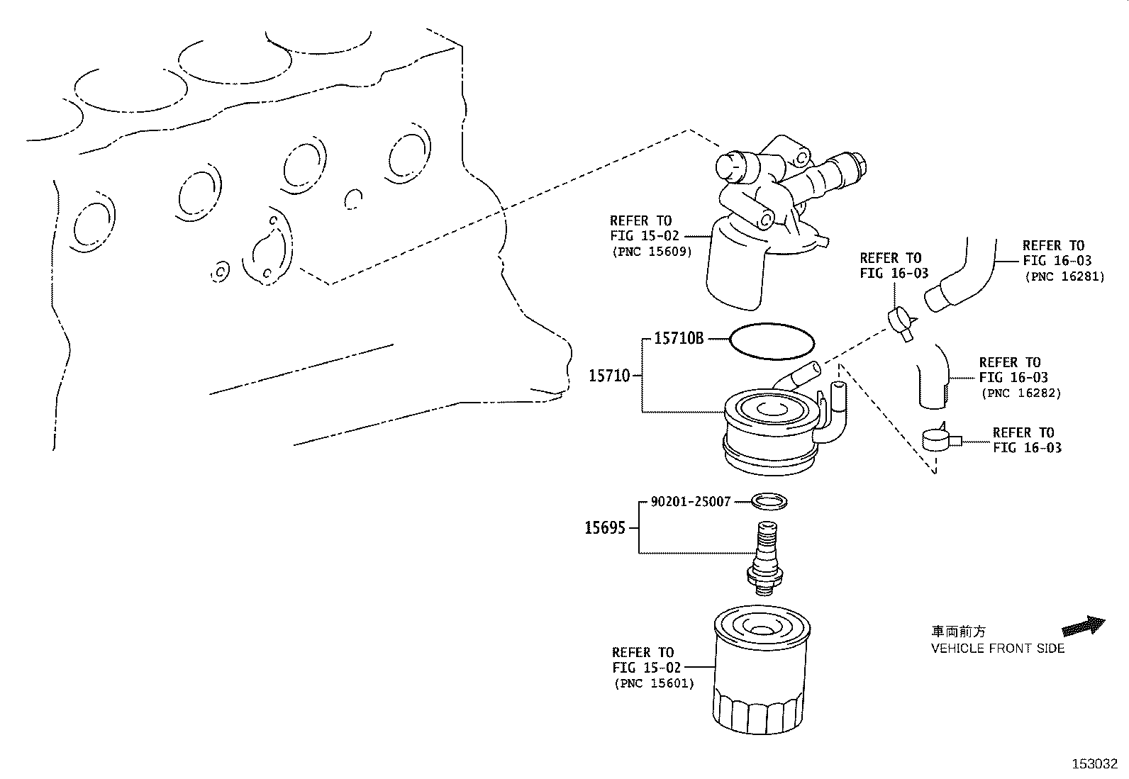 15710-31050 COOLER ASSY, OIL product image