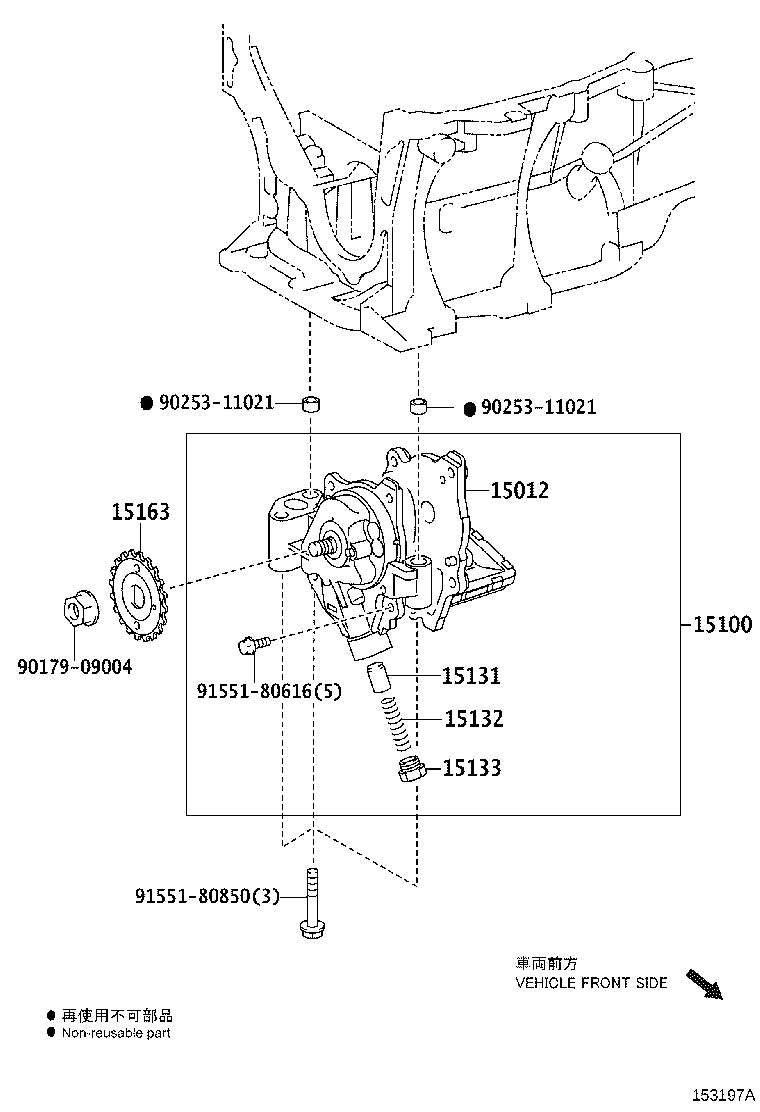 15100-F2020 PUMP ASSY, OIL product image