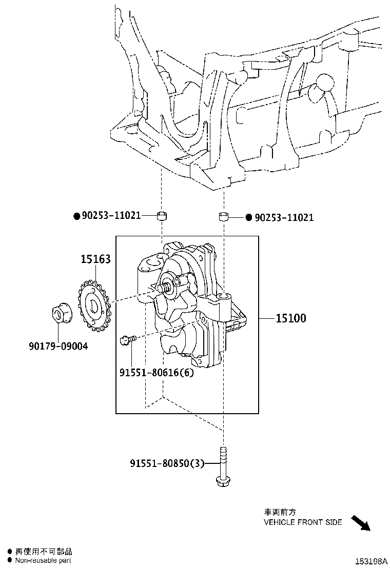 15100-F2020 PUMP ASSY, OIL product image