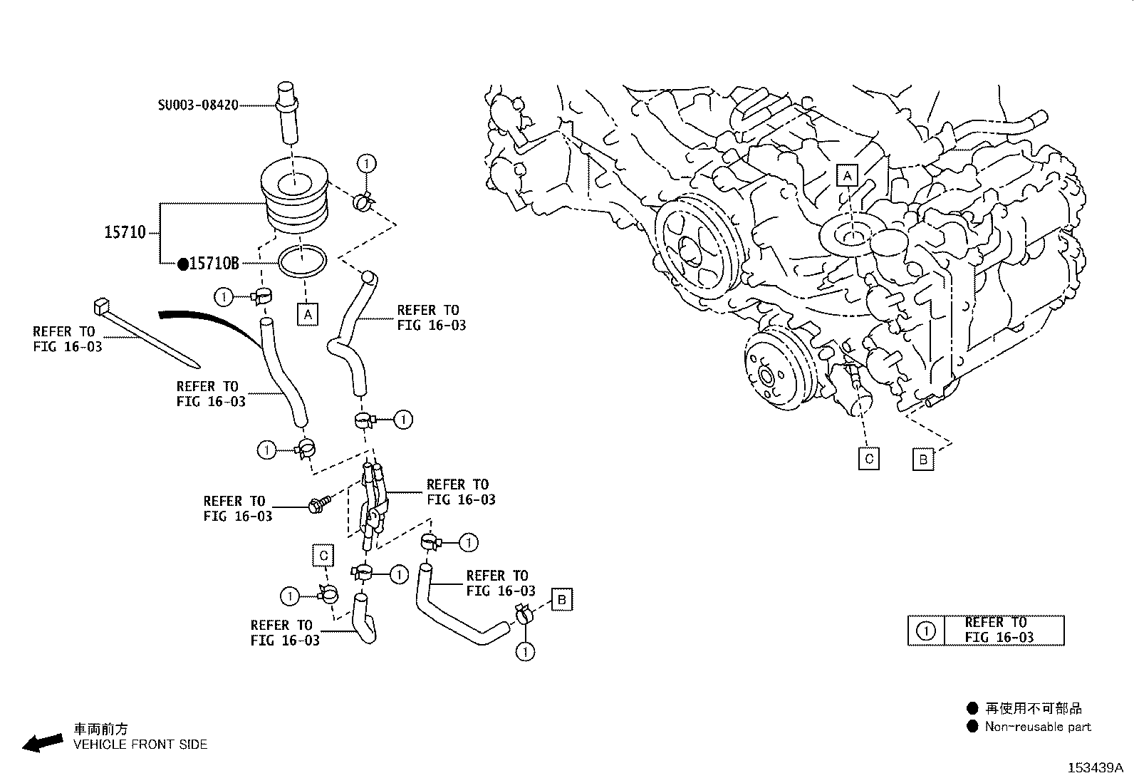 Toyota SU003-09443 COOLER ASSY, OIL