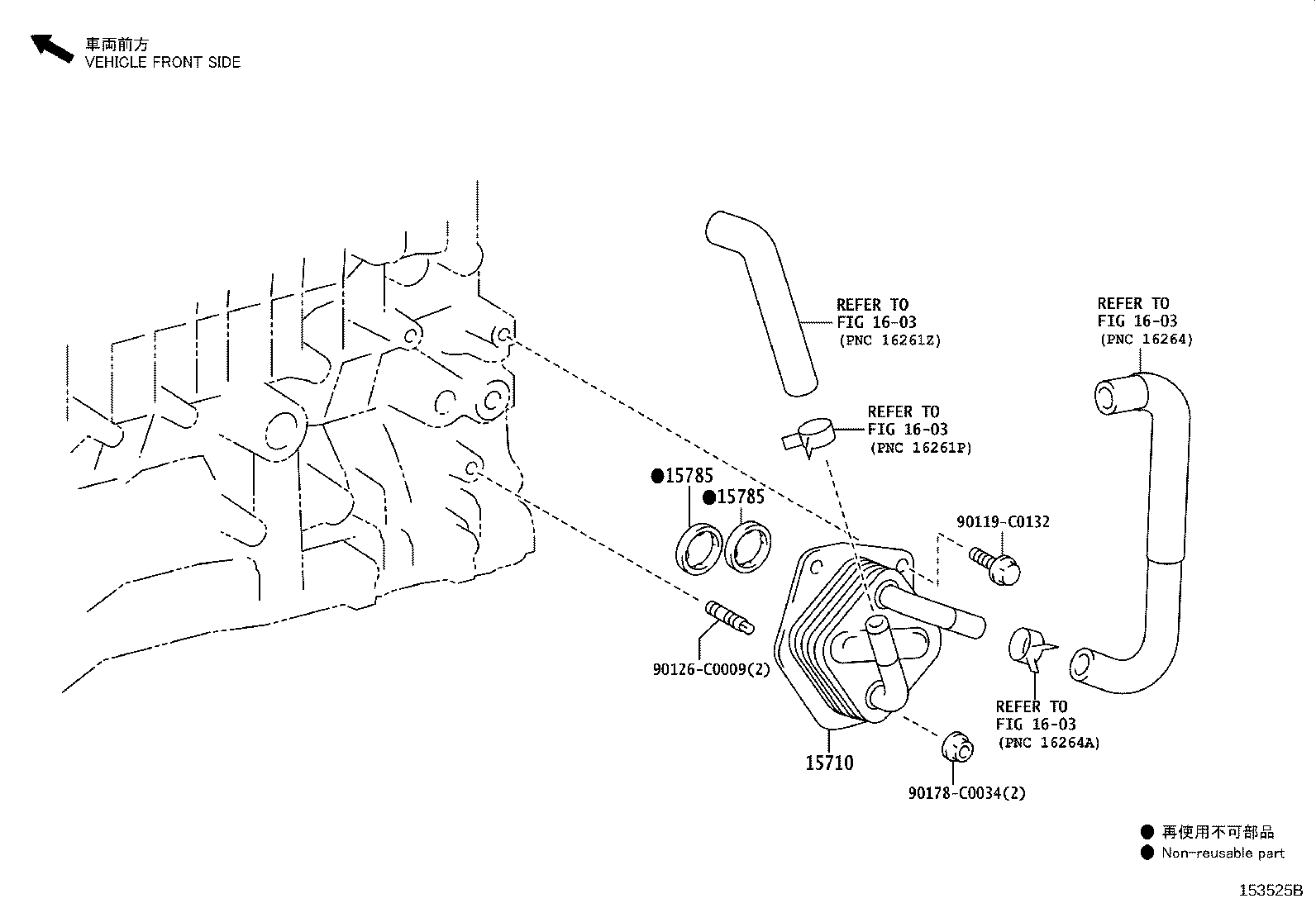 15710-F2010 COOLER ASSY, OIL product image