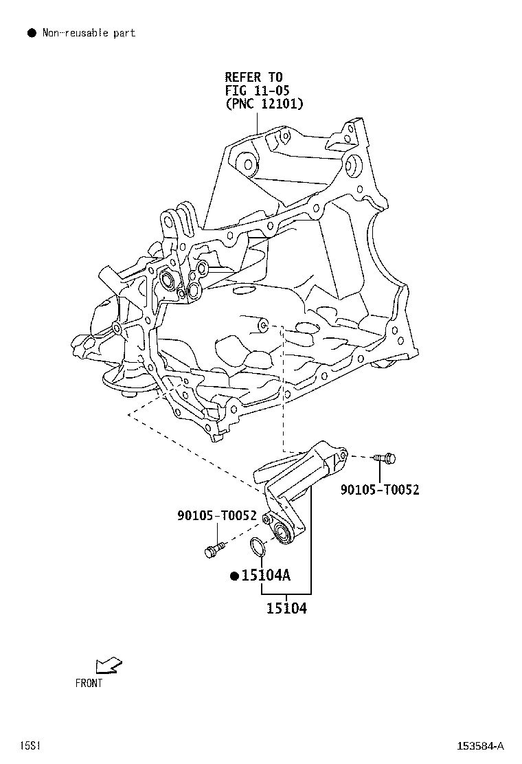 15104-BZ050 STRAINER SUB-ASSY, OIL product image
