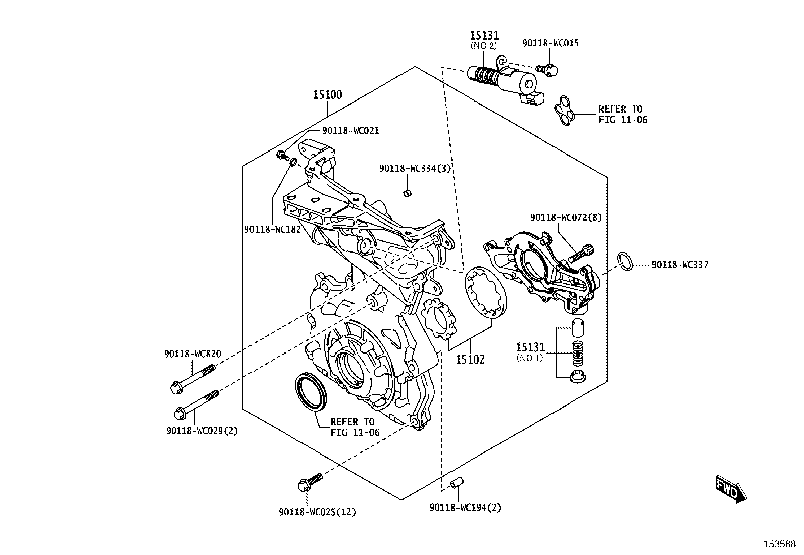 11310-WC008 PUMP ASSY, OIL product image