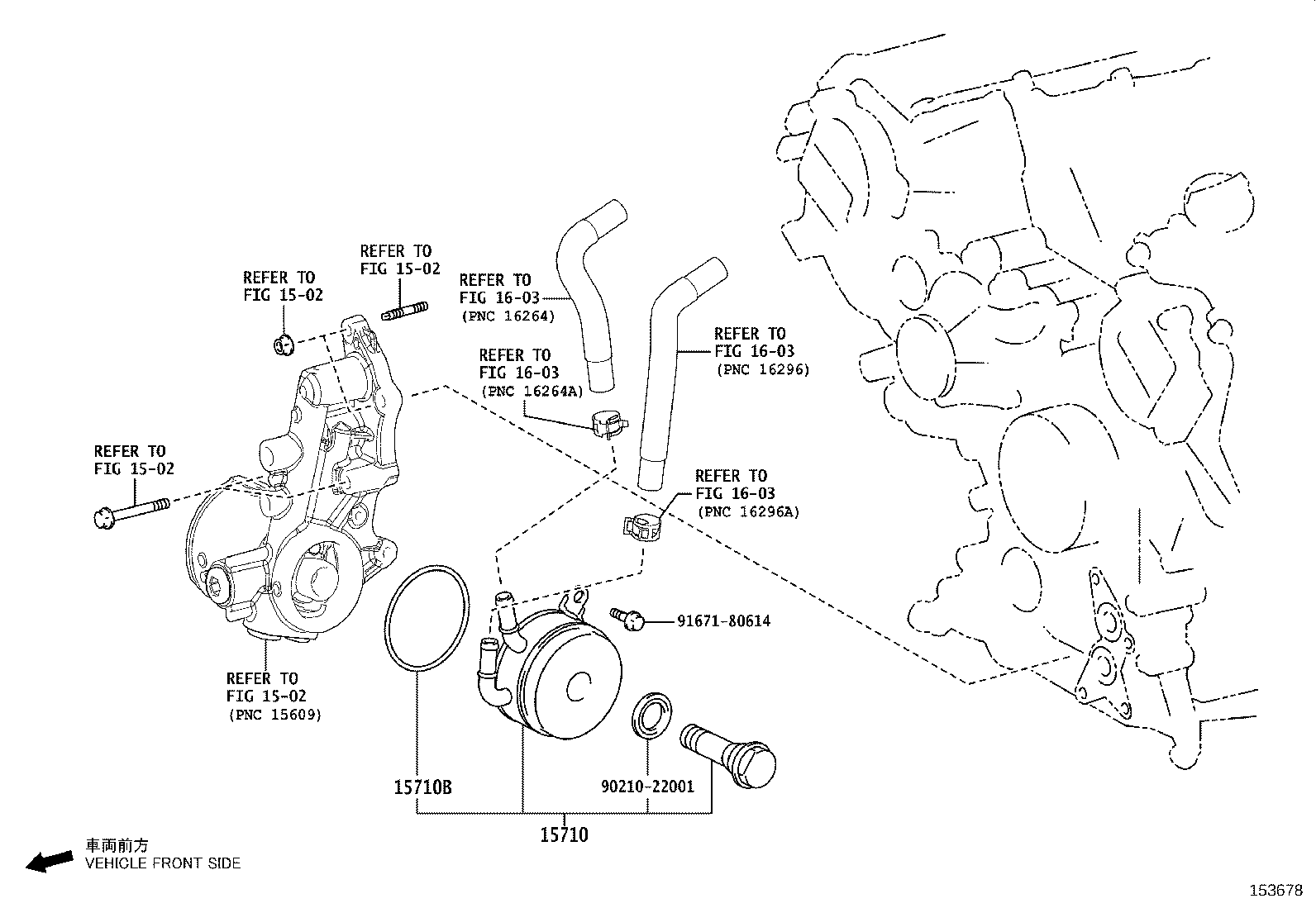 15710-36040 COOLER ASSY, OIL product image