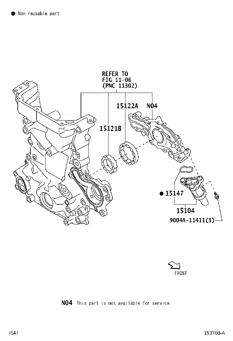 15104-B1020 STRAINER SUB-ASSY, OIL product image