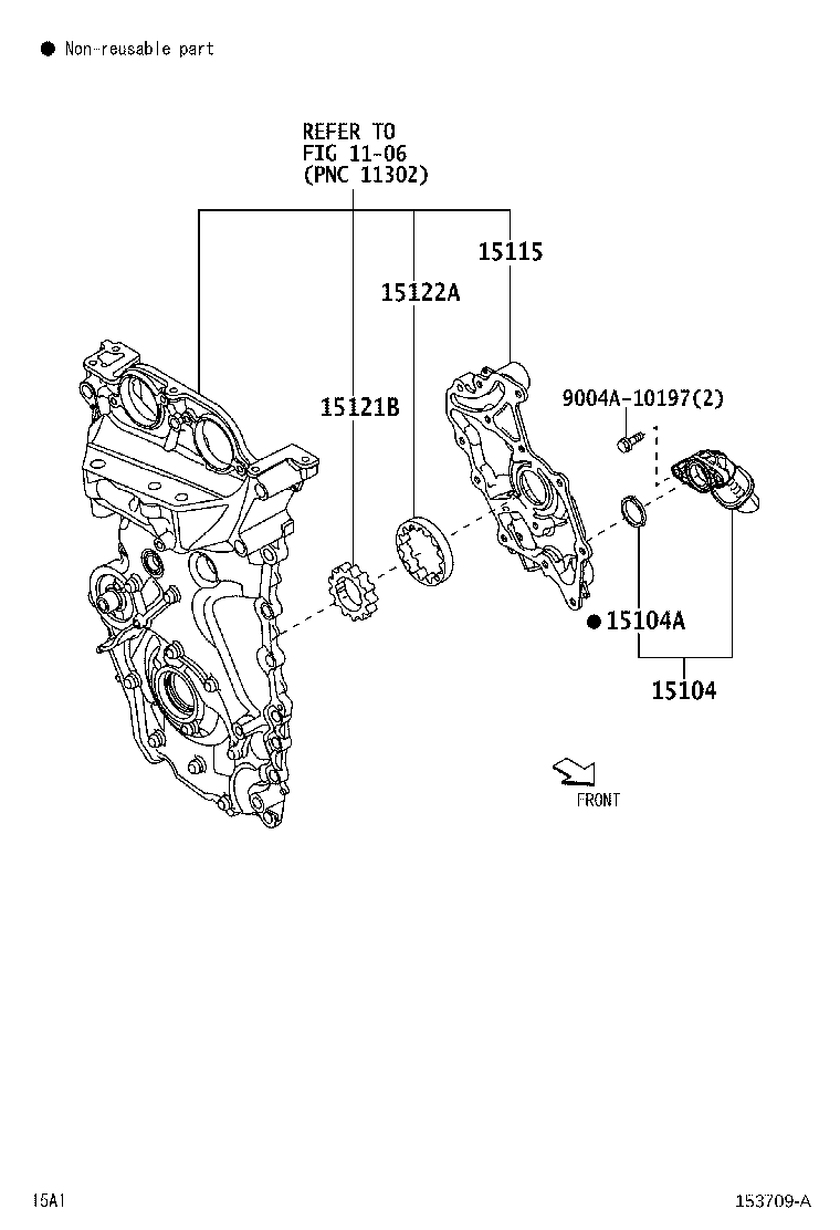 15104-B1020 STRAINER SUB-ASSY, OIL product image