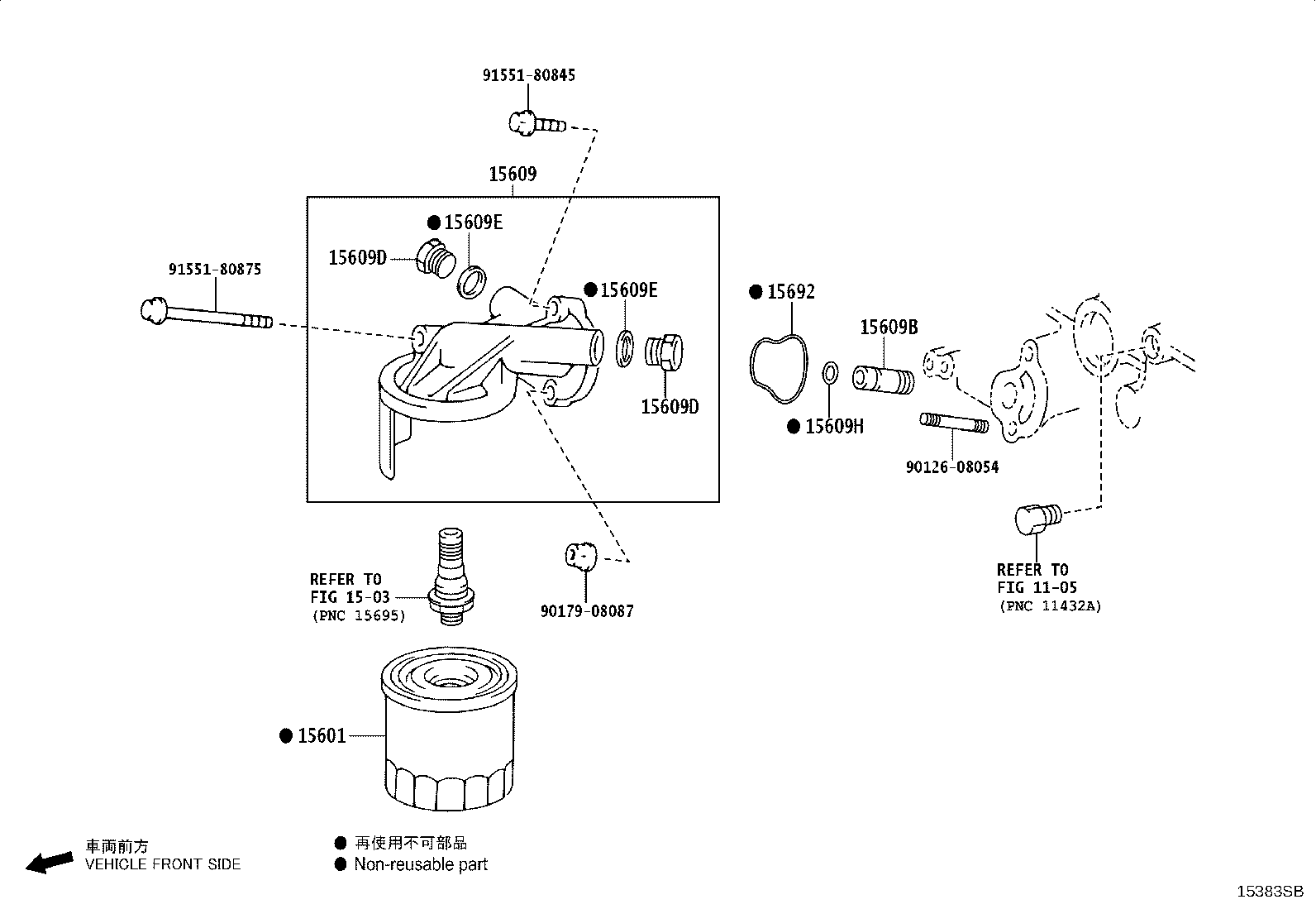 15677-11020 BRACKET, OIL FILTER product image