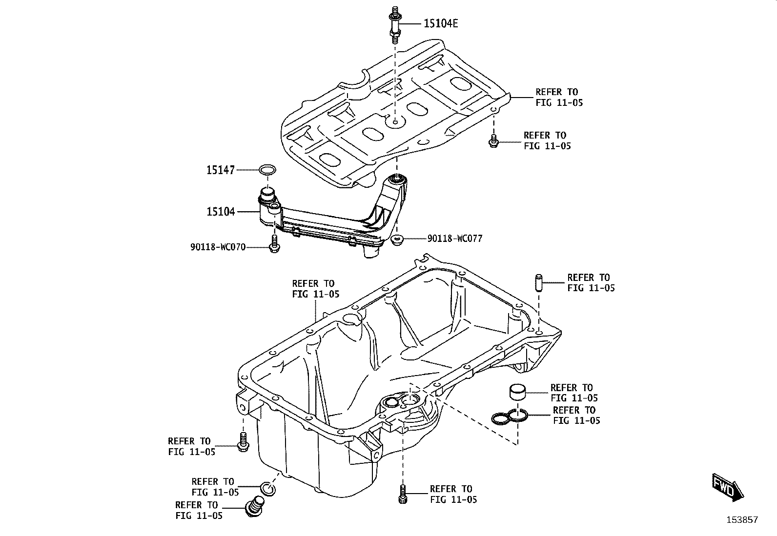 15104-WC004 STRAINER SUB-ASSY, OIL product image
