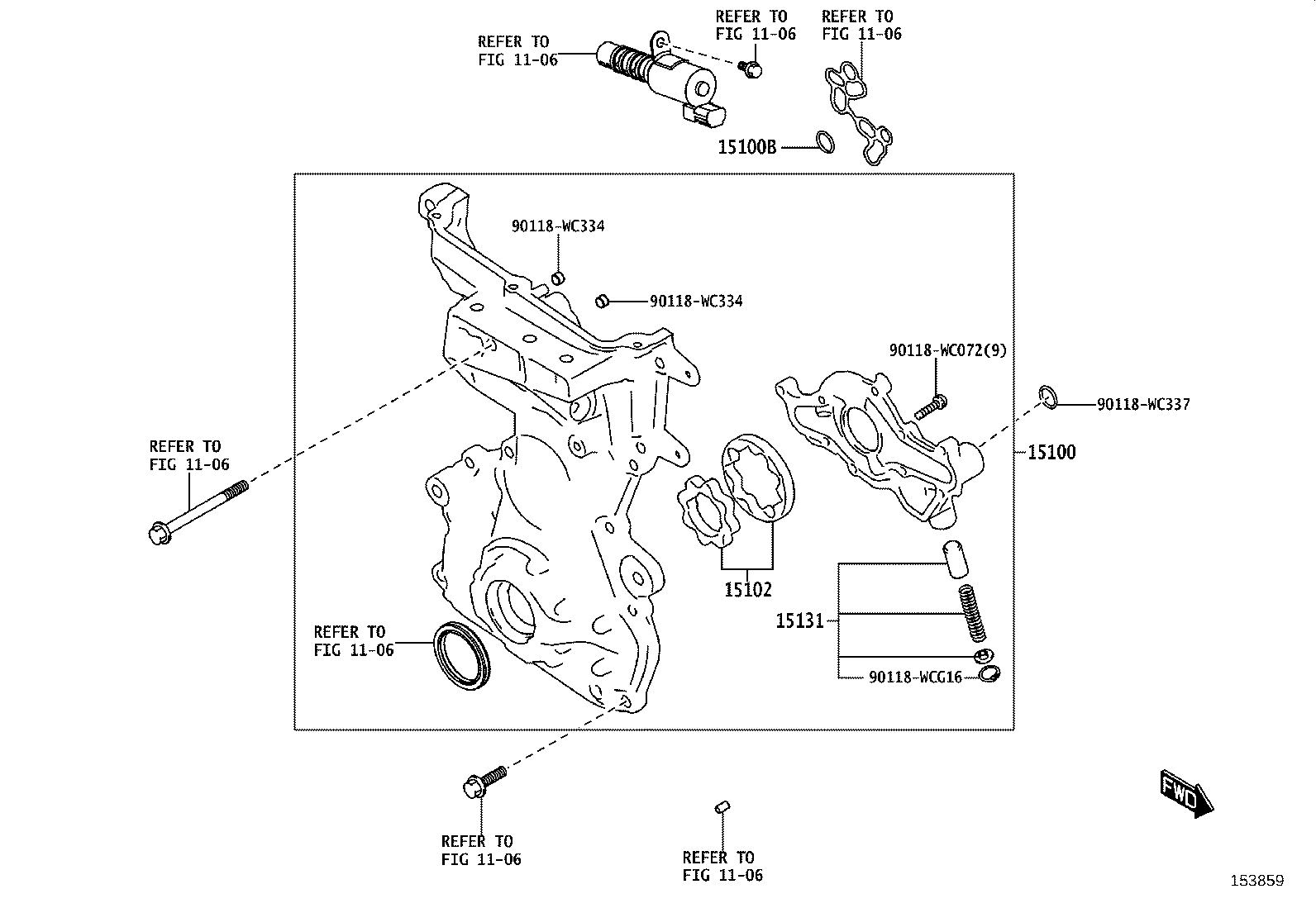 15104-WC004 STRAINER SUB-ASSY, OIL product image