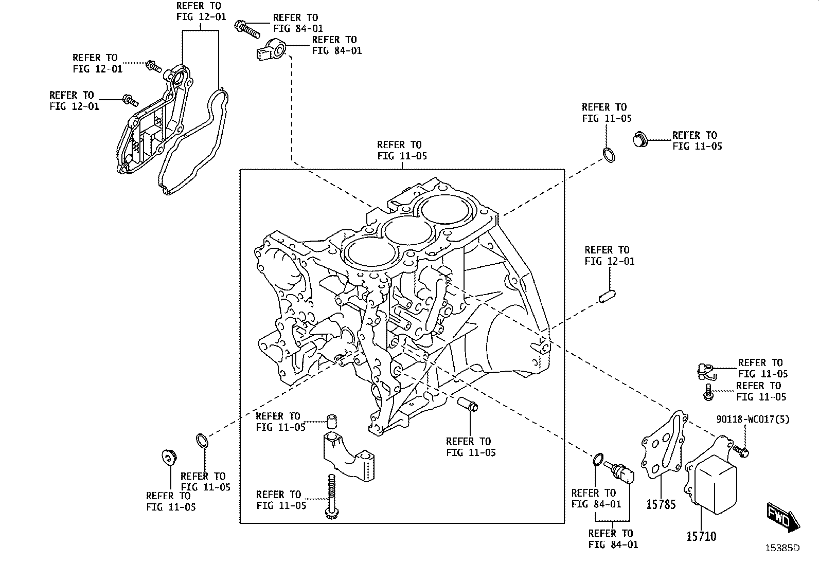15710-WC001 COOLER ASSY, OIL product image
