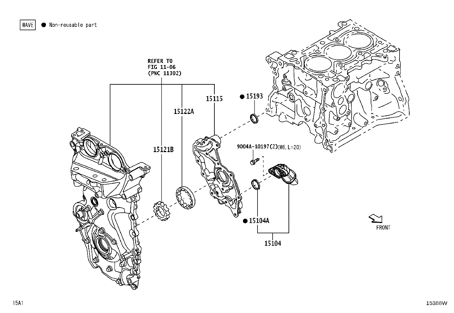 90041-16487 BOLT, STUD(FOR OIL STRAINER) product image