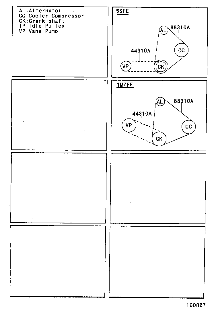 90080-91093 BELT, V(FOR VANE PUMP) product image