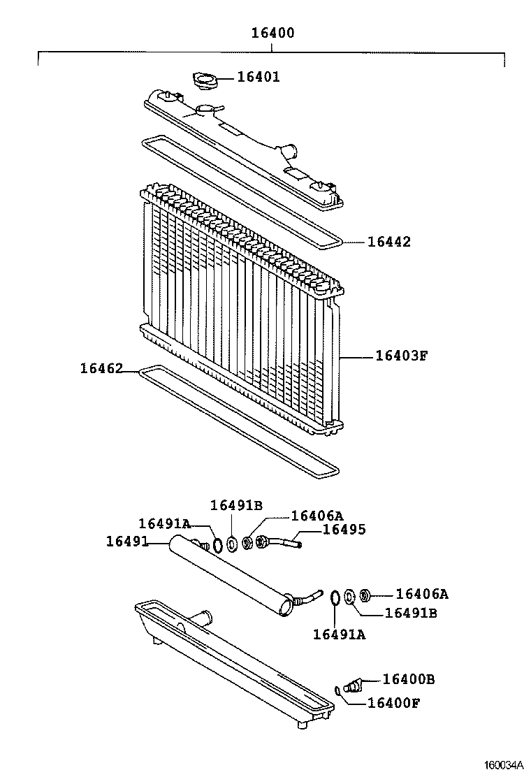 16400-7A311 RADIATOR ASSY product image