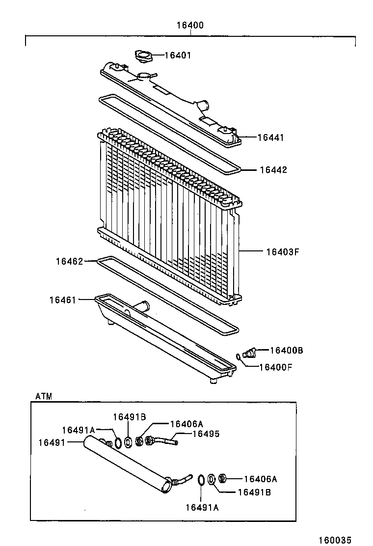 16264-0A010 HOSE, WATER BY-PASS, NO.2 product image