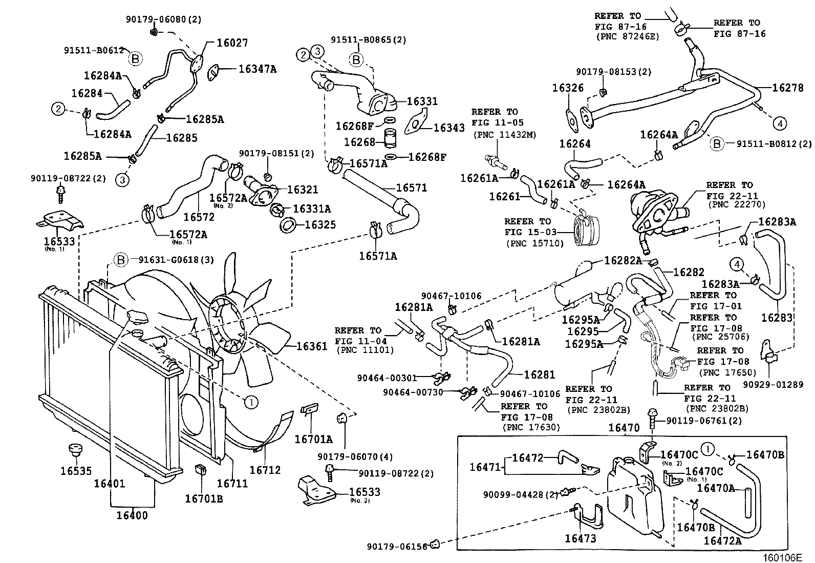 16206-50030 Water Bypass Pipe product image