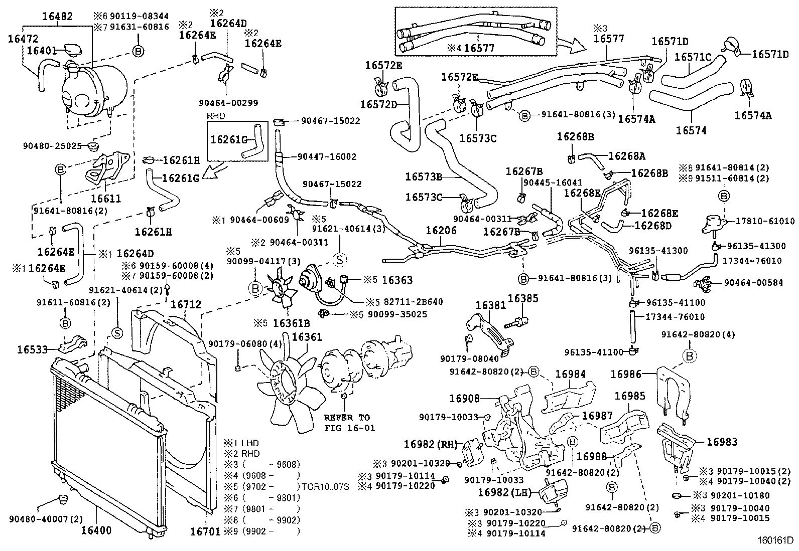 16381-76061 BAR, FAN BELT ADJUSTING product image
