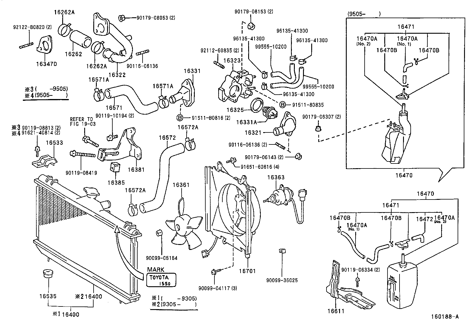 16381-64080 BAR, FAN BELT ADJUSTING product image