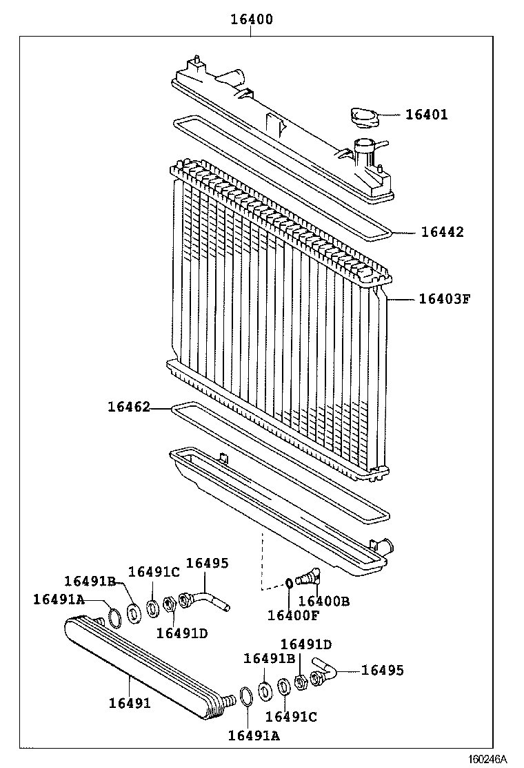 16572-54550 HOSE, RADIATOR, OUTLET product image