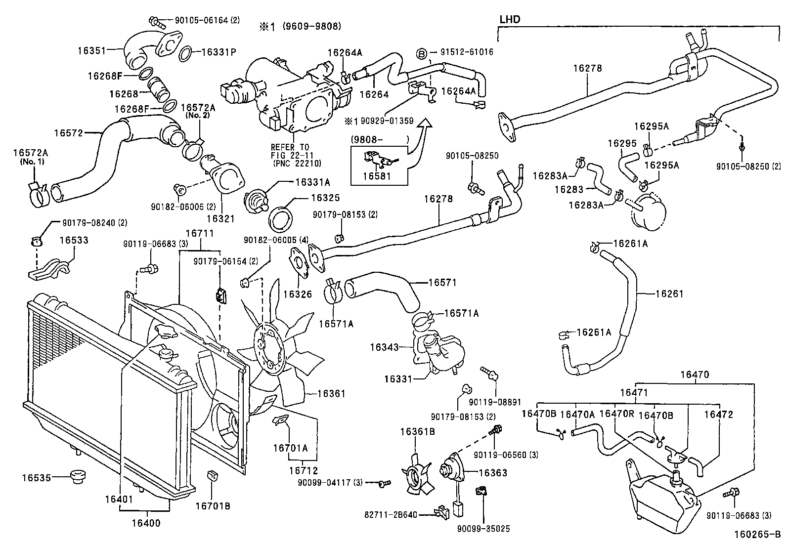 16400-46411 RADIATOR ASSY product image