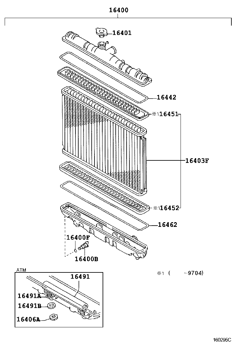 16400-16730 RADIATOR ASSY product image
