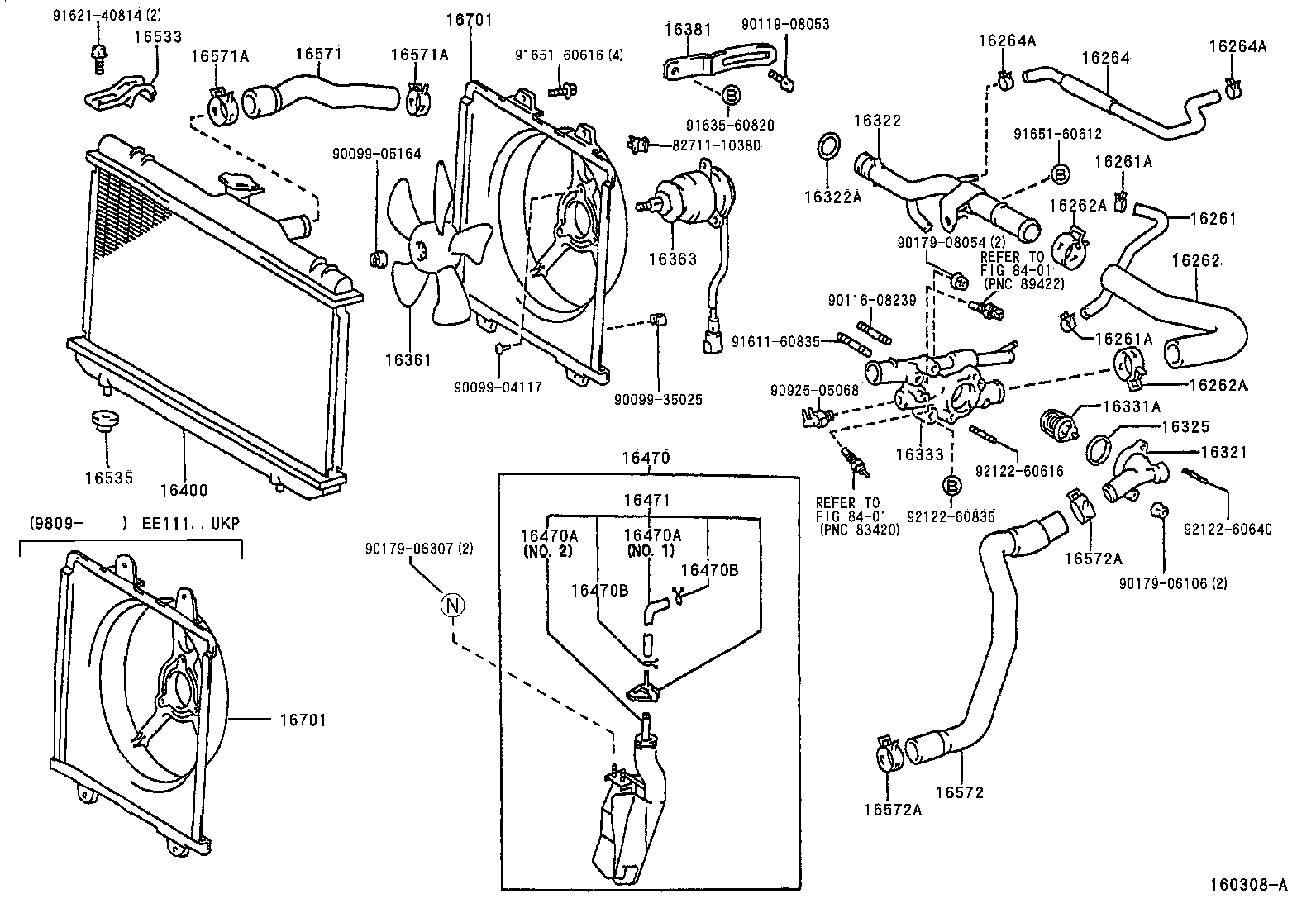 16381-02030 BAR, FAN BELT ADJUSTING product image