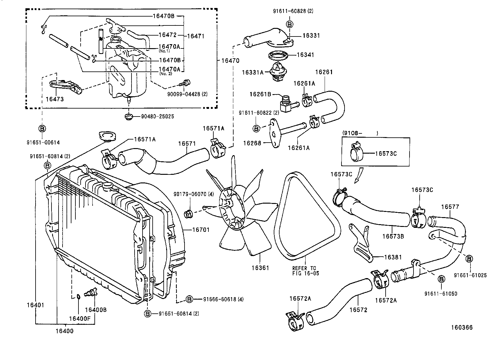 16381-67020 BAR, FAN BELT ADJUSTING product image