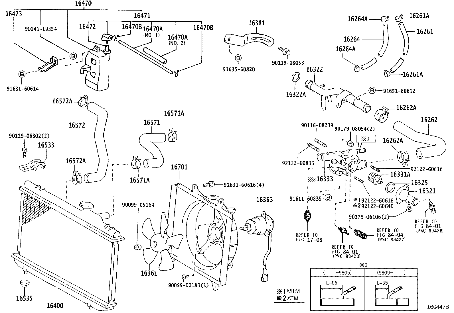 16264-11090 HOSE, WATER BY-PASS, NO.2 product image