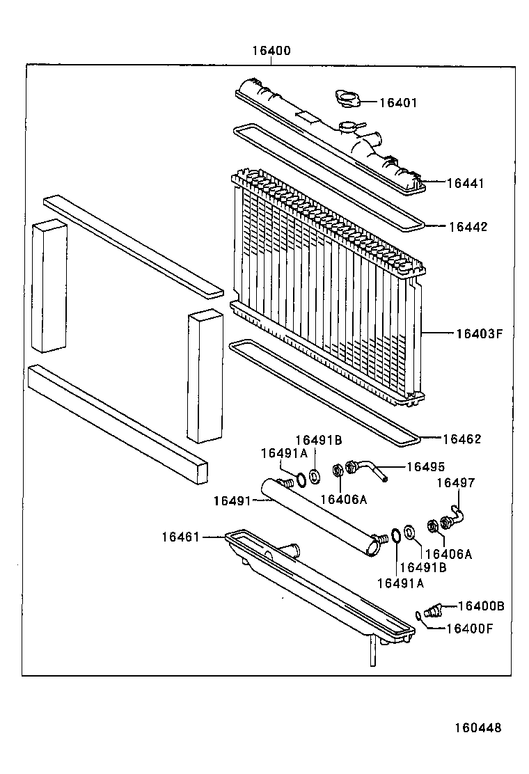 16400-50260 RADIATOR ASSY product image