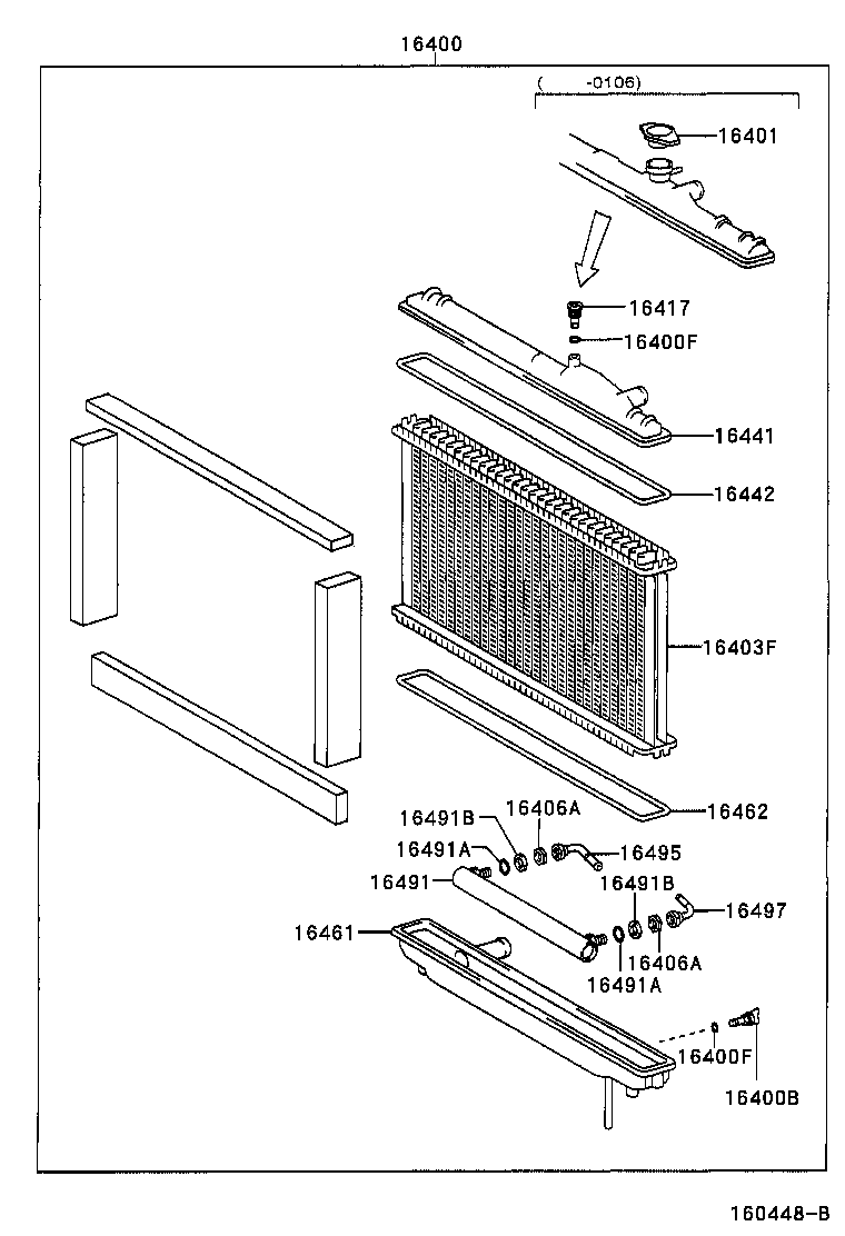 16363-46190 MOTOR, COOLING FAN product image