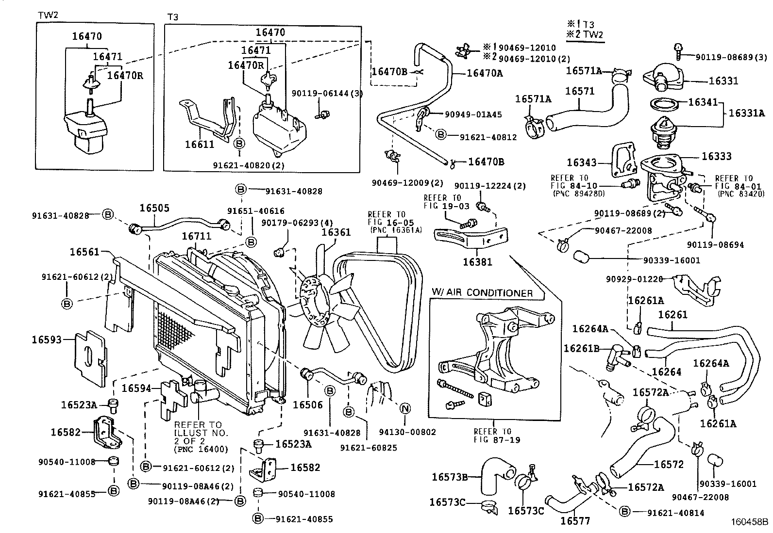 16381-54061 BAR, FAN BELT ADJUSTING product image