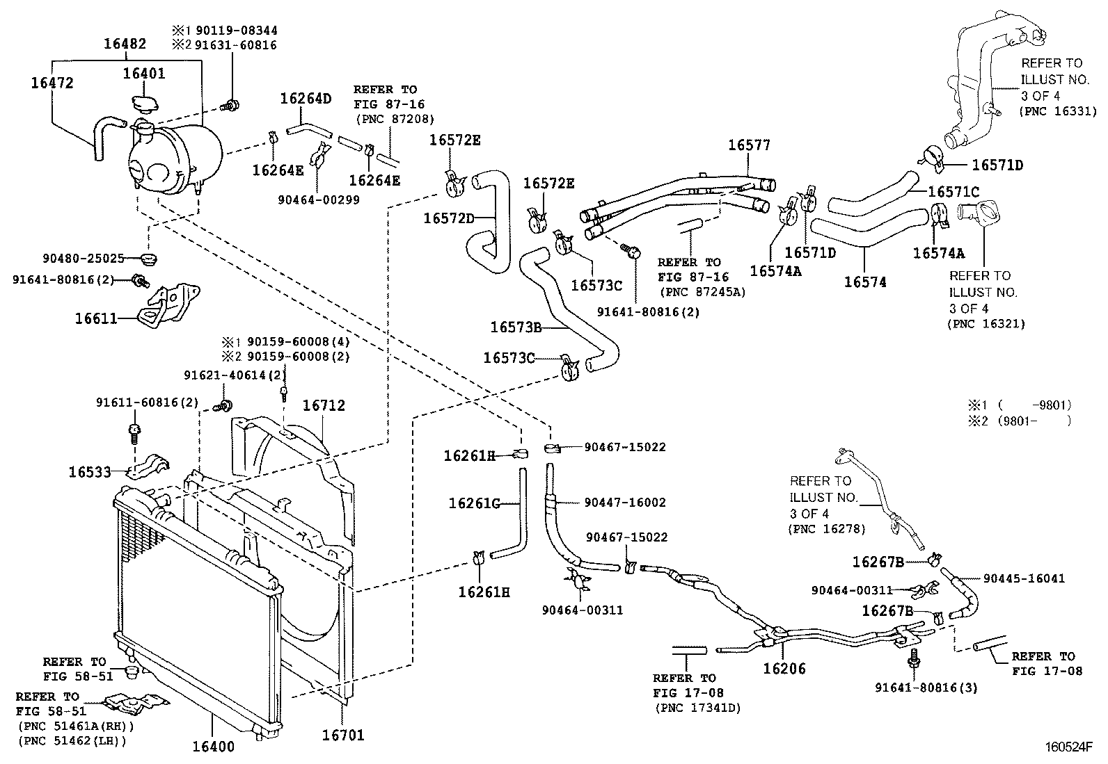 16381-64120 BAR, FAN BELT ADJUSTING product image