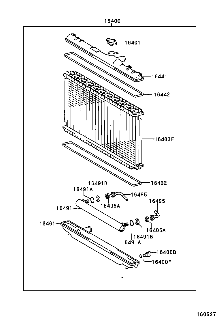 16264-50020 HOSE, WATER BY-PASS, NO.2 product image
