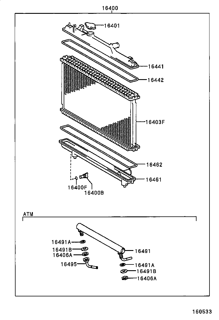 16264-27010 HOSE, WATER BY-PASS, NO.2 product image