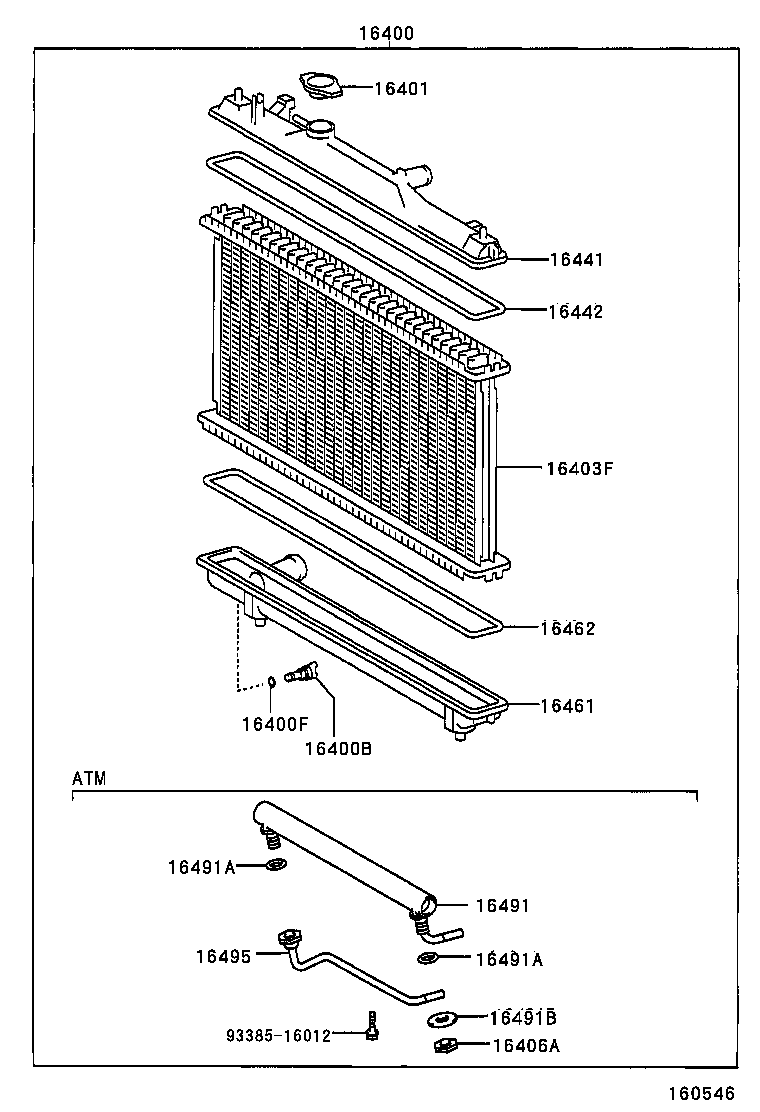 16264-27010 HOSE, WATER BY-PASS, NO.2 product image