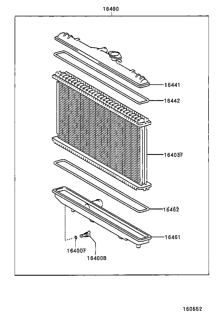 16264-22010 HOSE, WATER BY-PASS, NO.2 product image