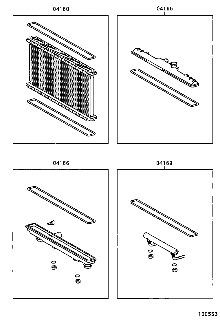 16264-22010 HOSE, WATER BY-PASS, NO.2 product image