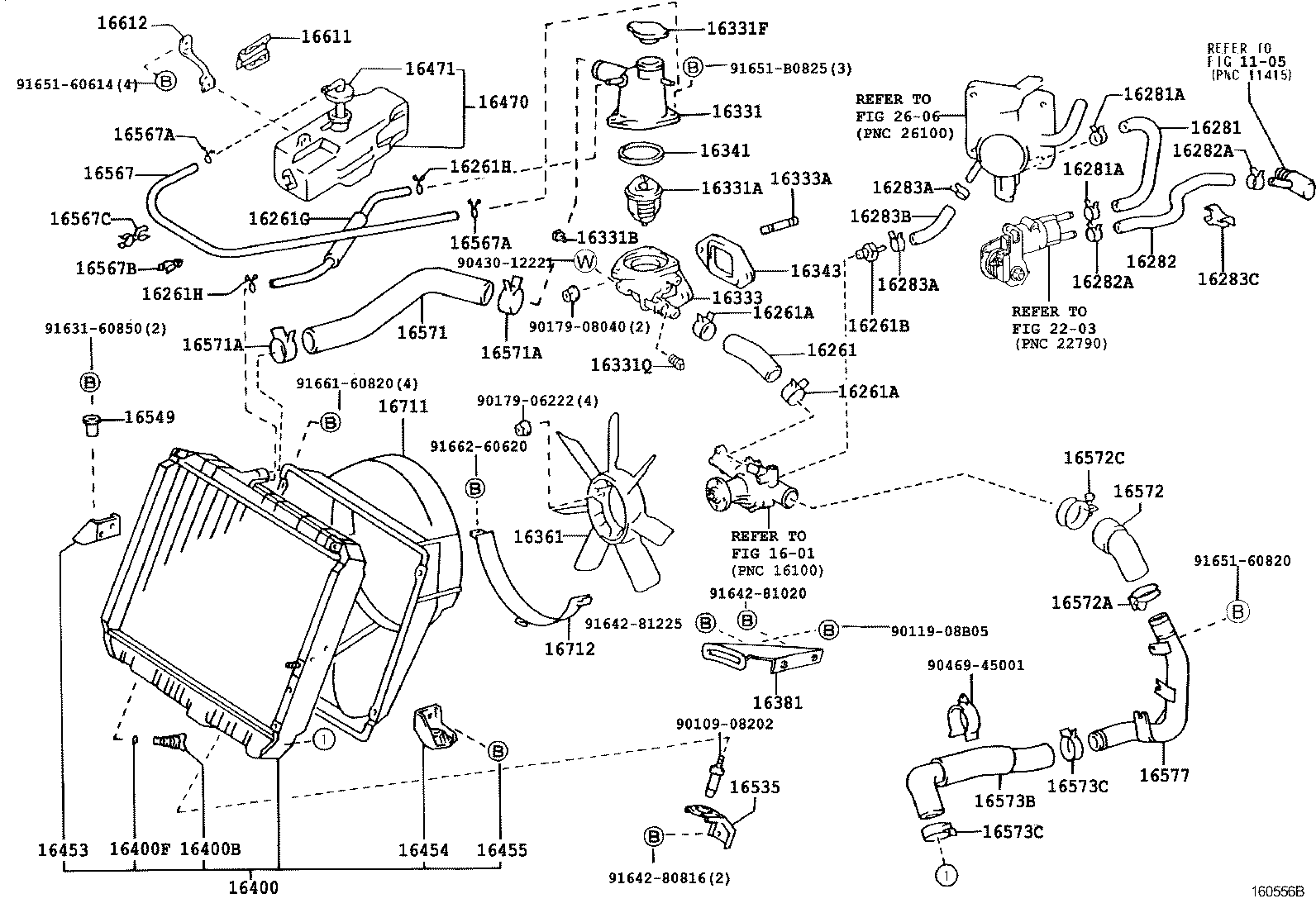 16381-58140 BAR, FAN BELT ADJUSTING product image