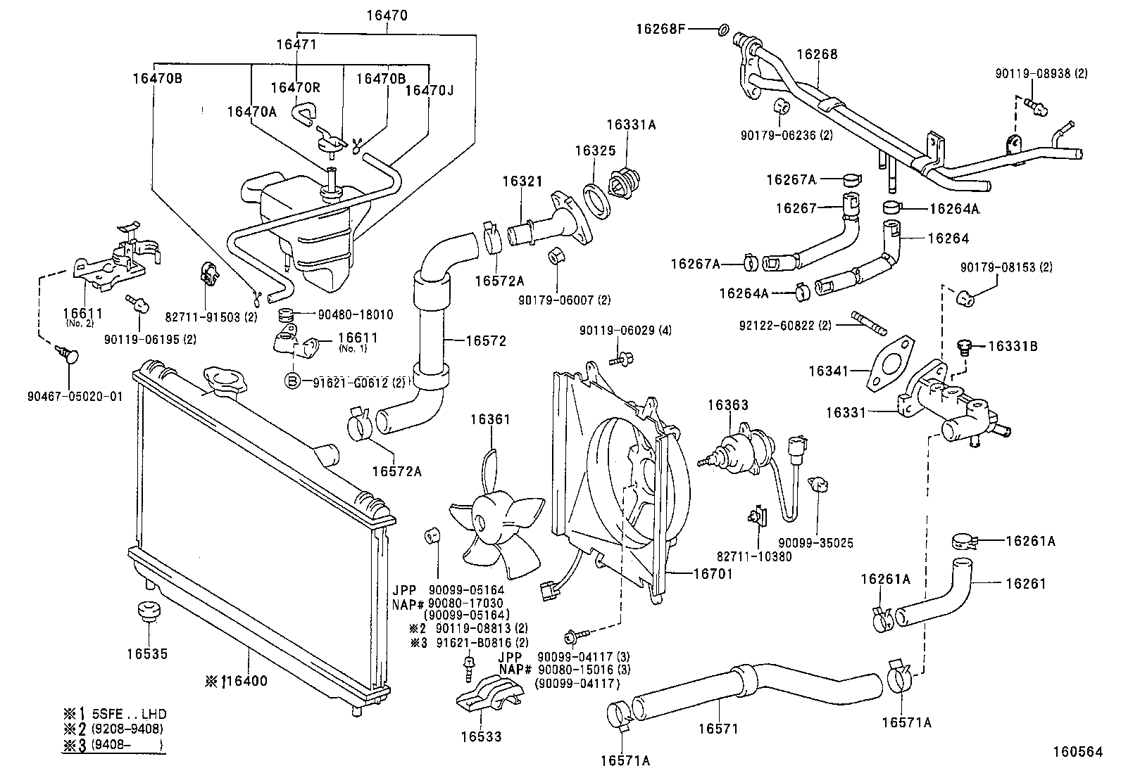 16331-03060 OUTLET, WATER product image