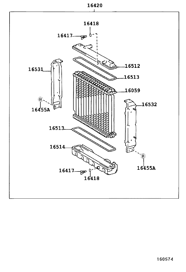 16381-58090 BAR, FAN BELT ADJUSTING product image
