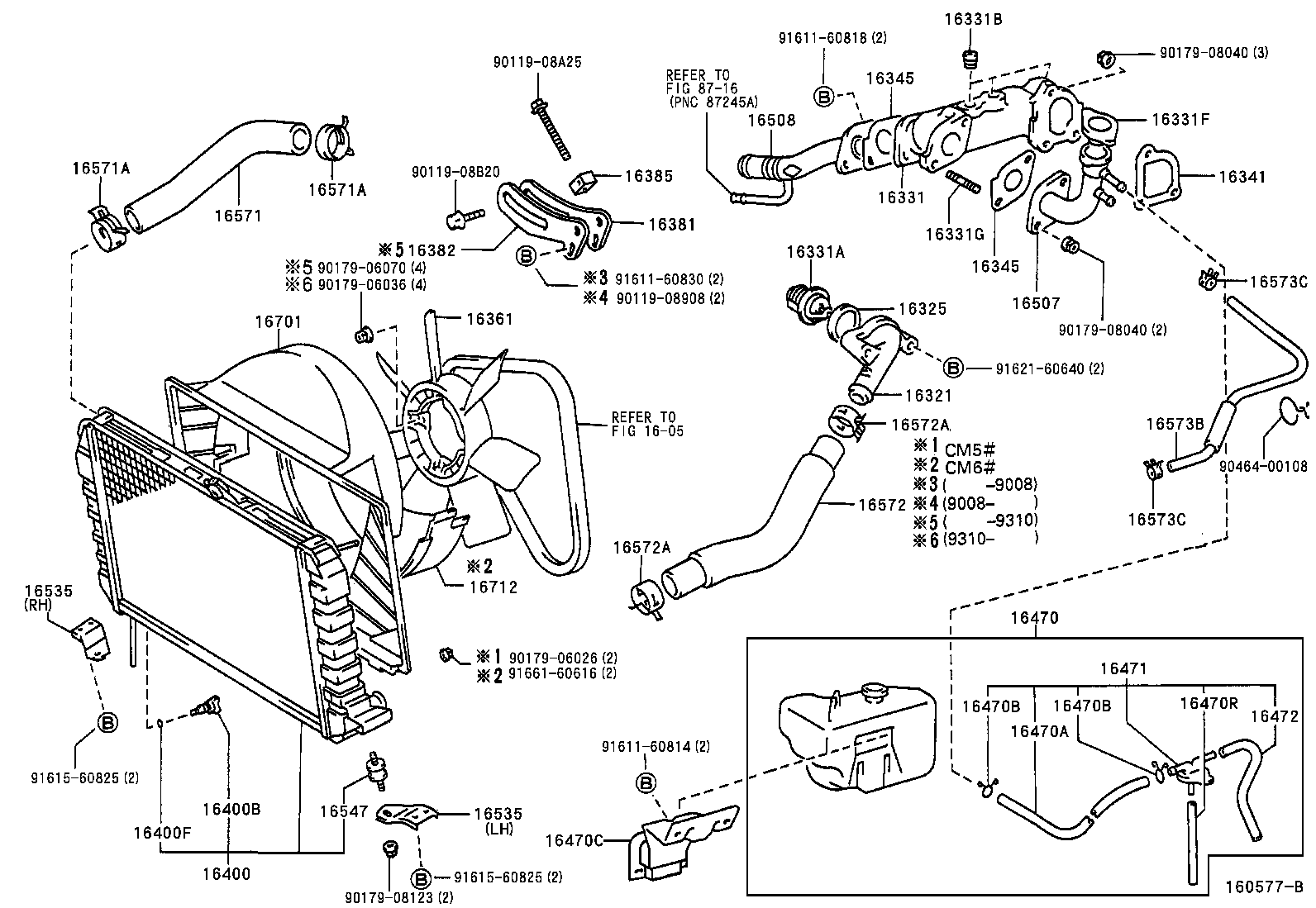 16381-64070 BAR, FAN BELT ADJUSTING product image